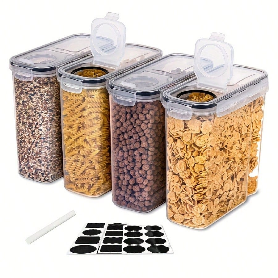 Kitchen Gadgets Organizer - Juego de 4 recipientes herméticos para