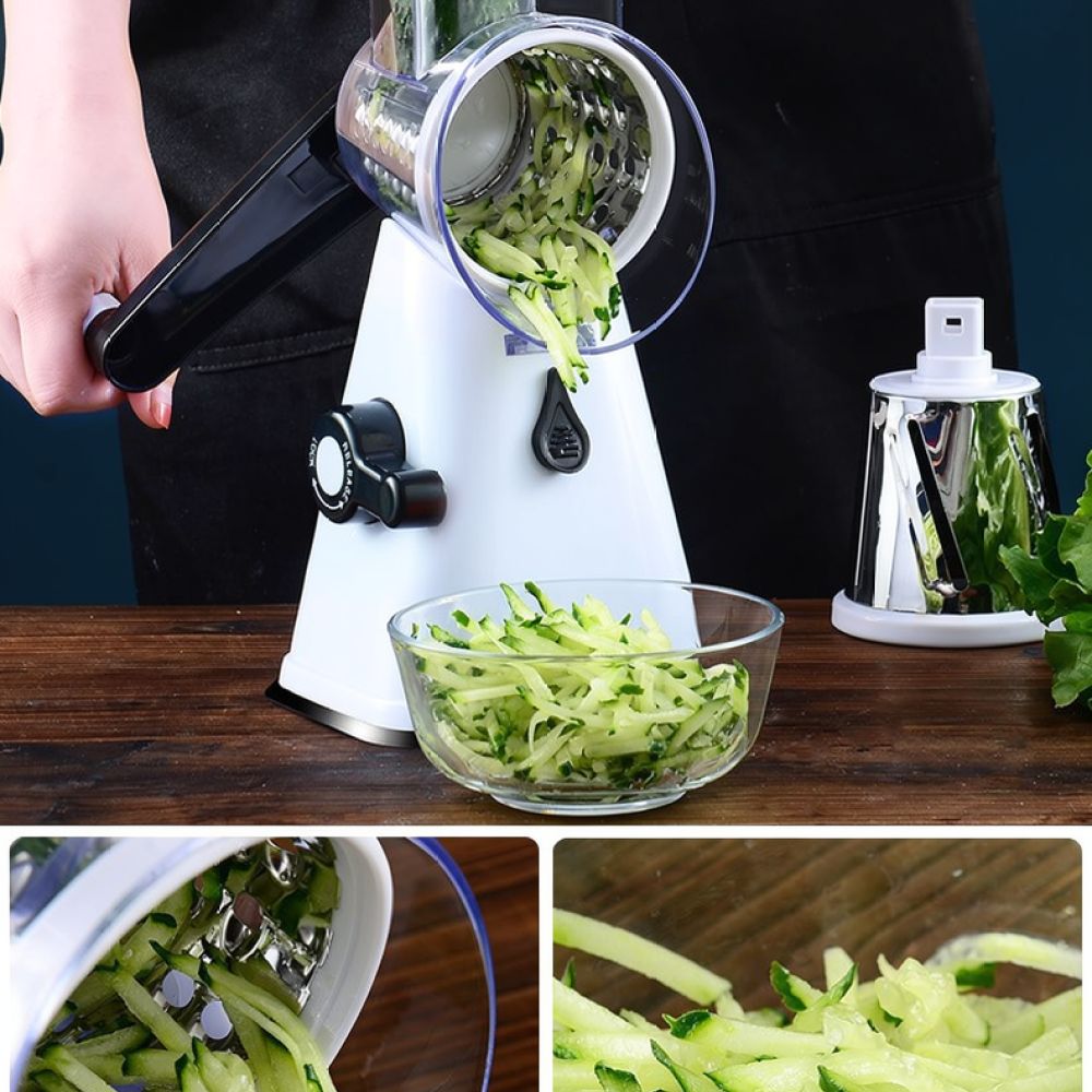 Cortador de alimentos giratori - Kitchen Helper Gadgets reseña y precio